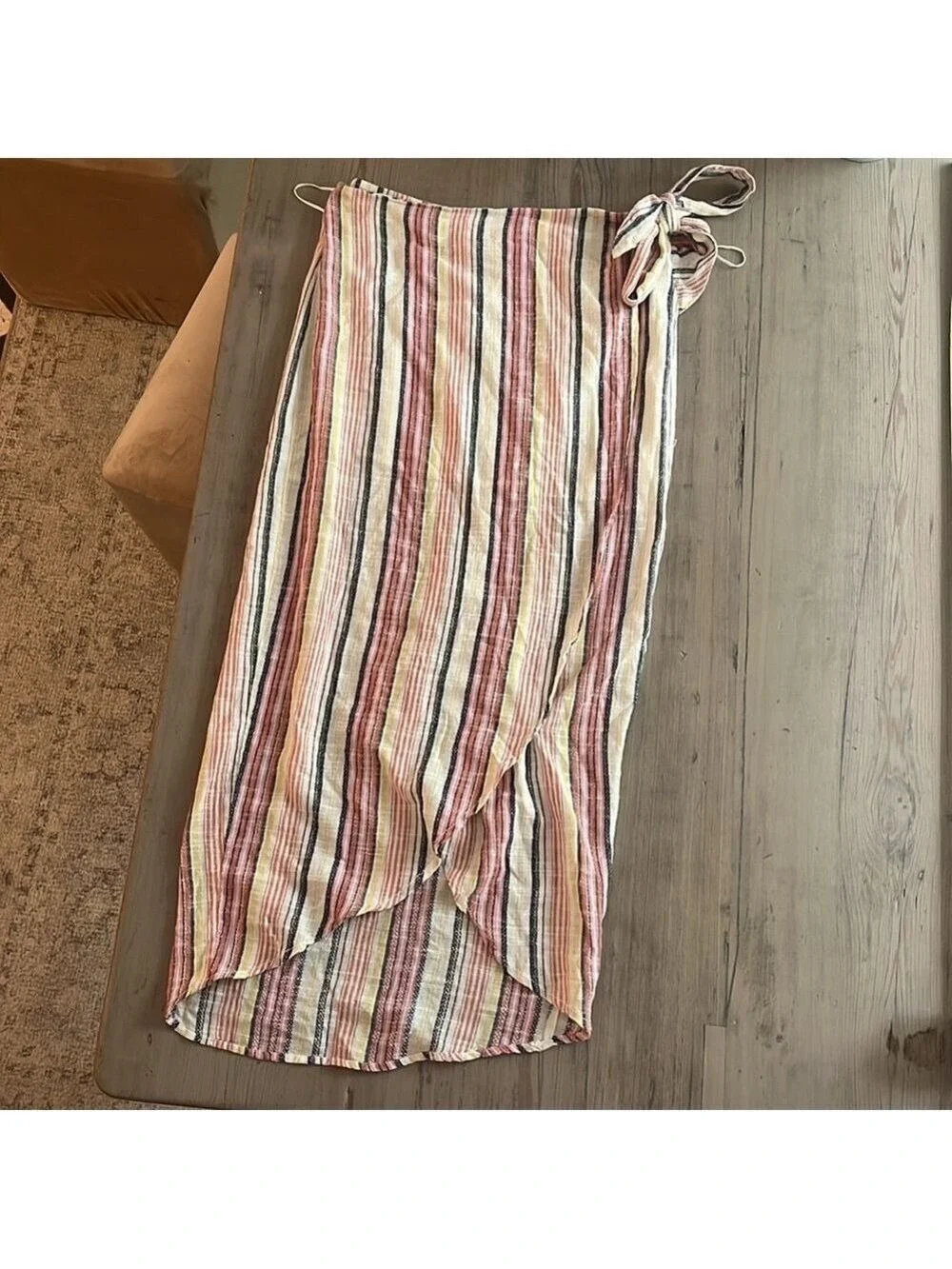 Free People Aubrey Sarong Skirt in Multi Combo size 12 NWT